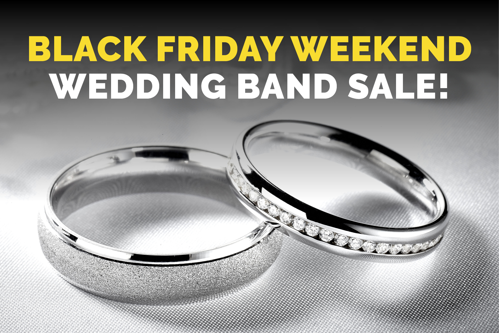 Black Friday Weekend Wedding Band Sale!