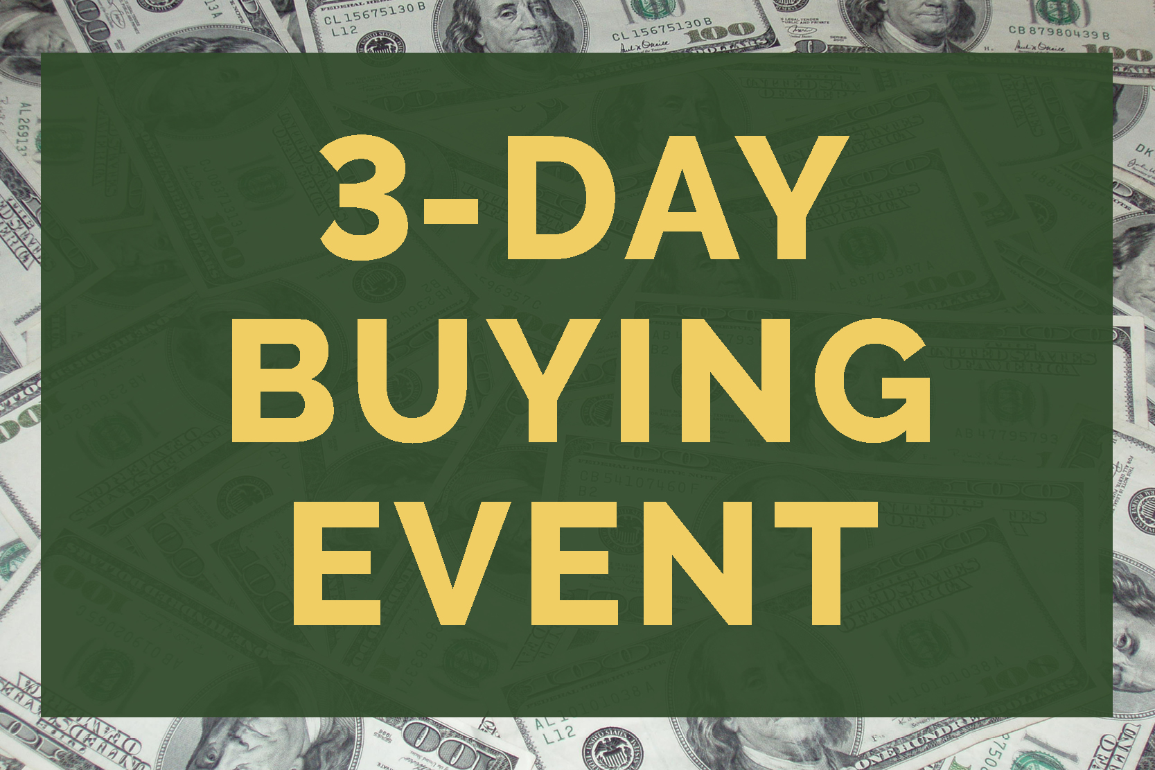 Exclusive Buying Event