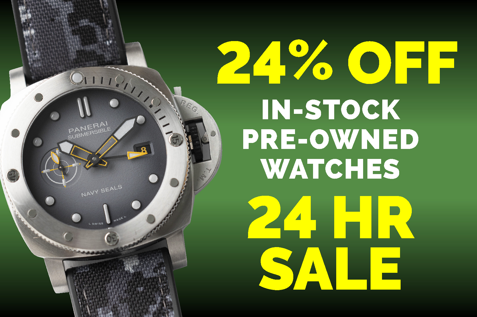 24-Hour PreOwned Watch Sale