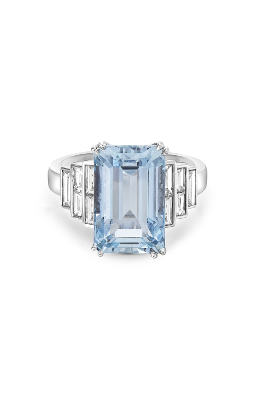 Charles Krypell Pastel Morganite and Diamond Ring