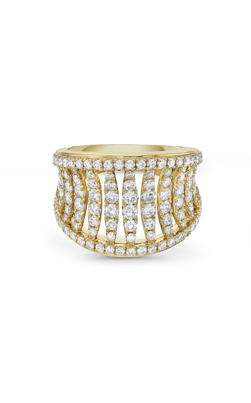 Diamond Birdcage Saddle Ring