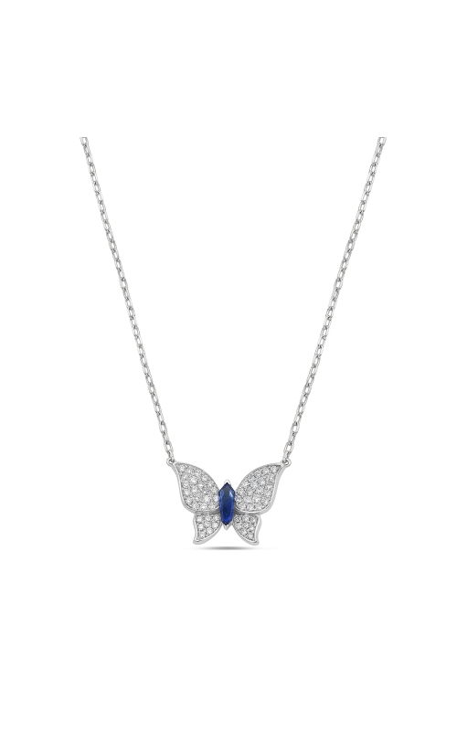 Pave Butterfly necklace