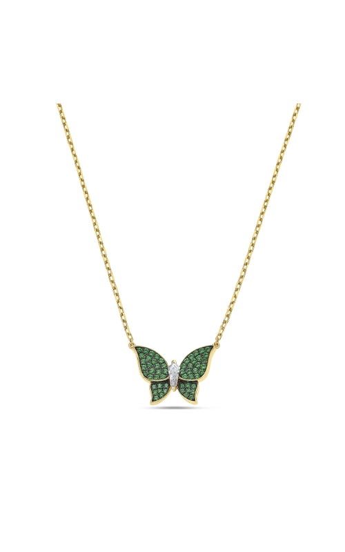 Pave Butterfly Necklace