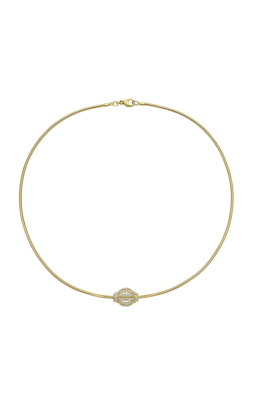 Birdcage Diamond Rondel Pendant