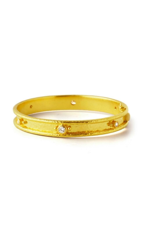 Flat Thin Diamond Bangle