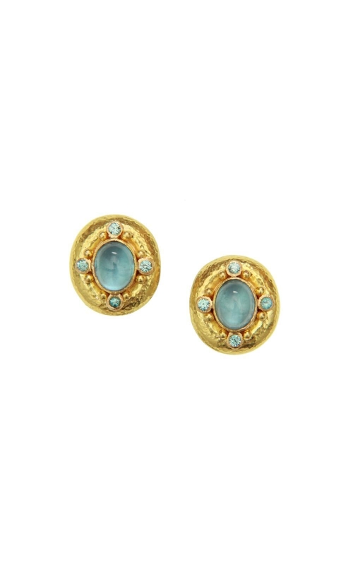 Aquamarine and Blue Zircon Earrings