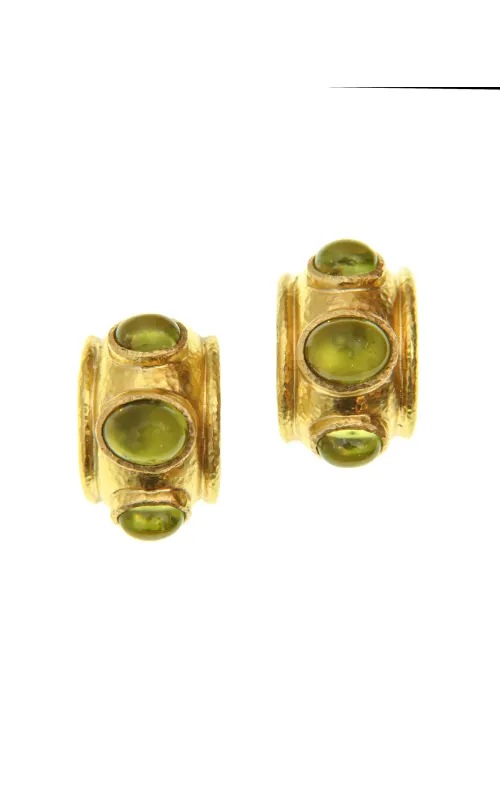 Elizabeth Locke Peridot Earrings