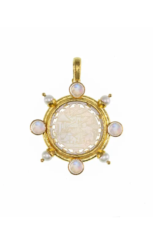 Elizabeth Locke 18th Century Gambling Counter Pendant