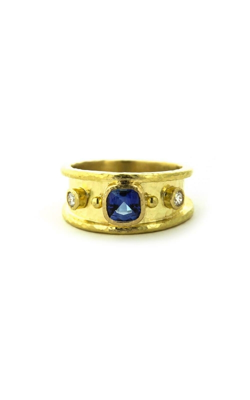 Blue Sapphire and Diamond Cigar Band