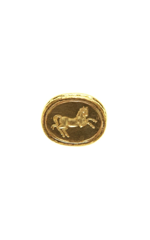 Gold Rearing Horse Ring