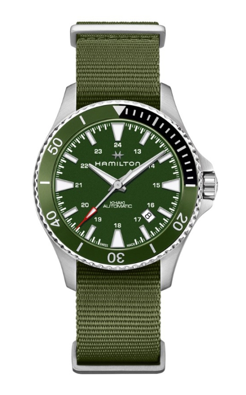 Hamilton Watch Khaki Navy 40 Green Dial