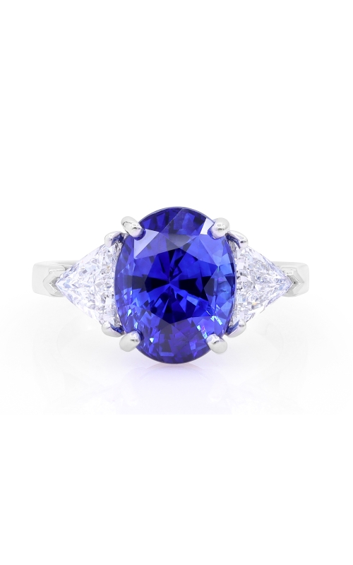 Platinum Royal Blue 5.52ctw Ceylon Sapphire Ring