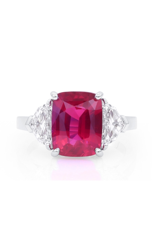 Platinum 4.02ctw Parparadscha Ring