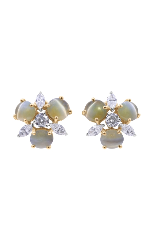 18k Cats-Eye Chrysoberyls 11.80ctw Earrings