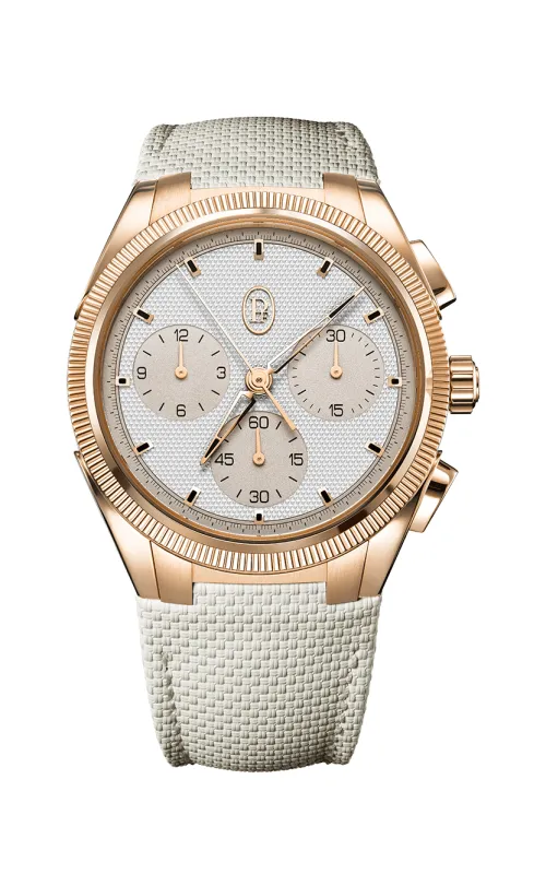 Tonda PF Chronograph Rose Gold Silver Sandstone