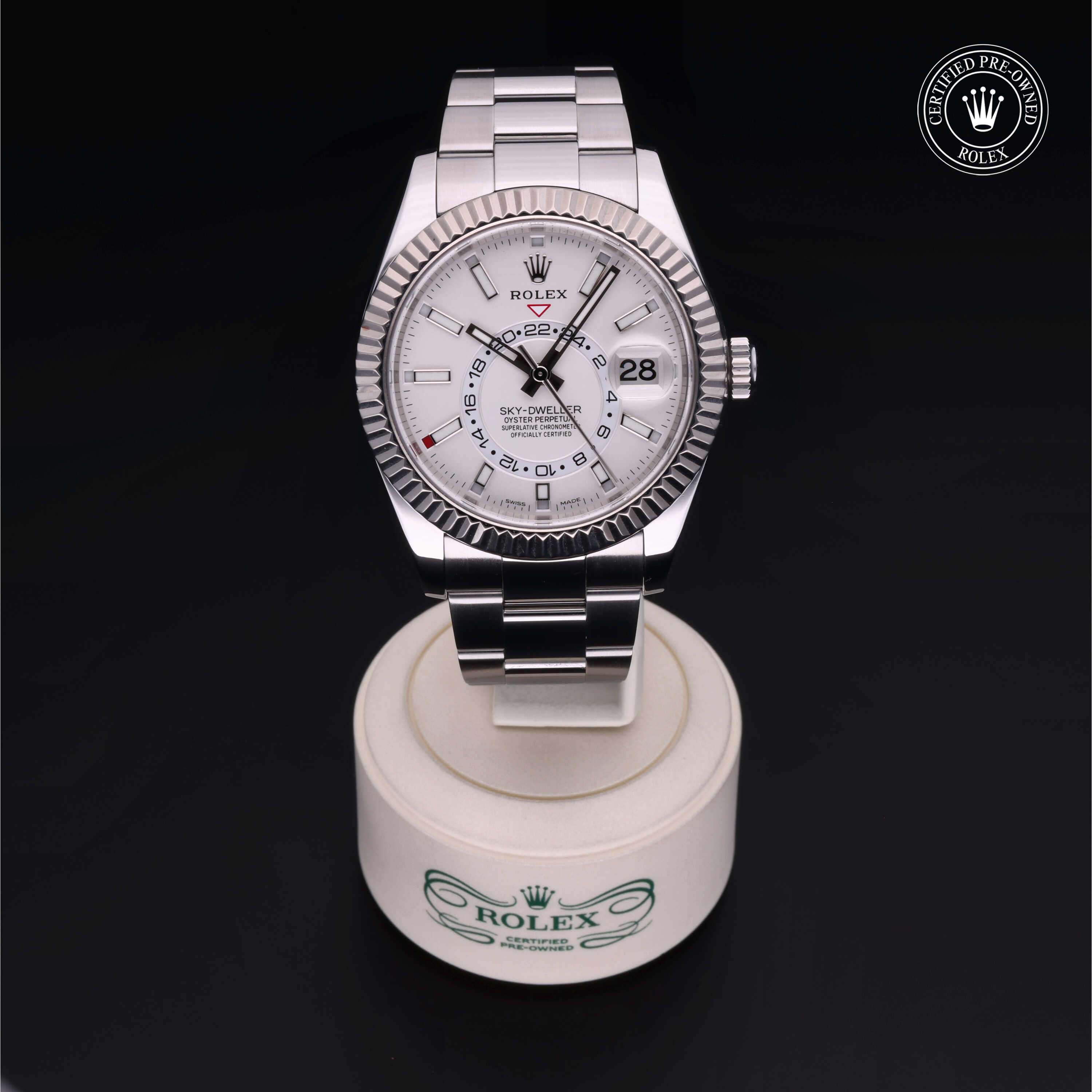 Rolex Sky-Dweller in Rolesor 18 Carat White M326934-0001 at Windsor Jewelers