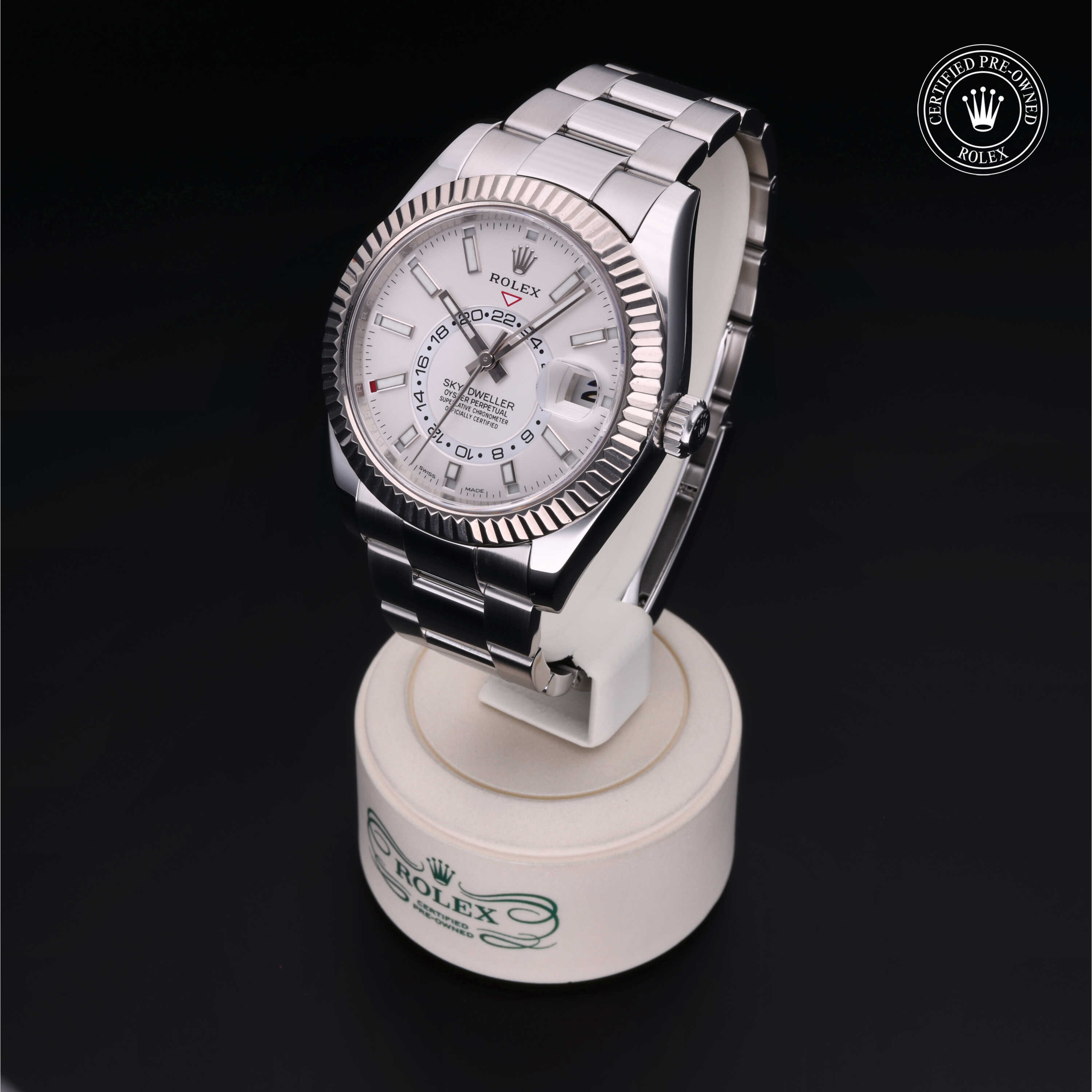 Rolex Sky-Dweller in Rolesor 18 Carat White M326934-0001 at Windsor Jewelers