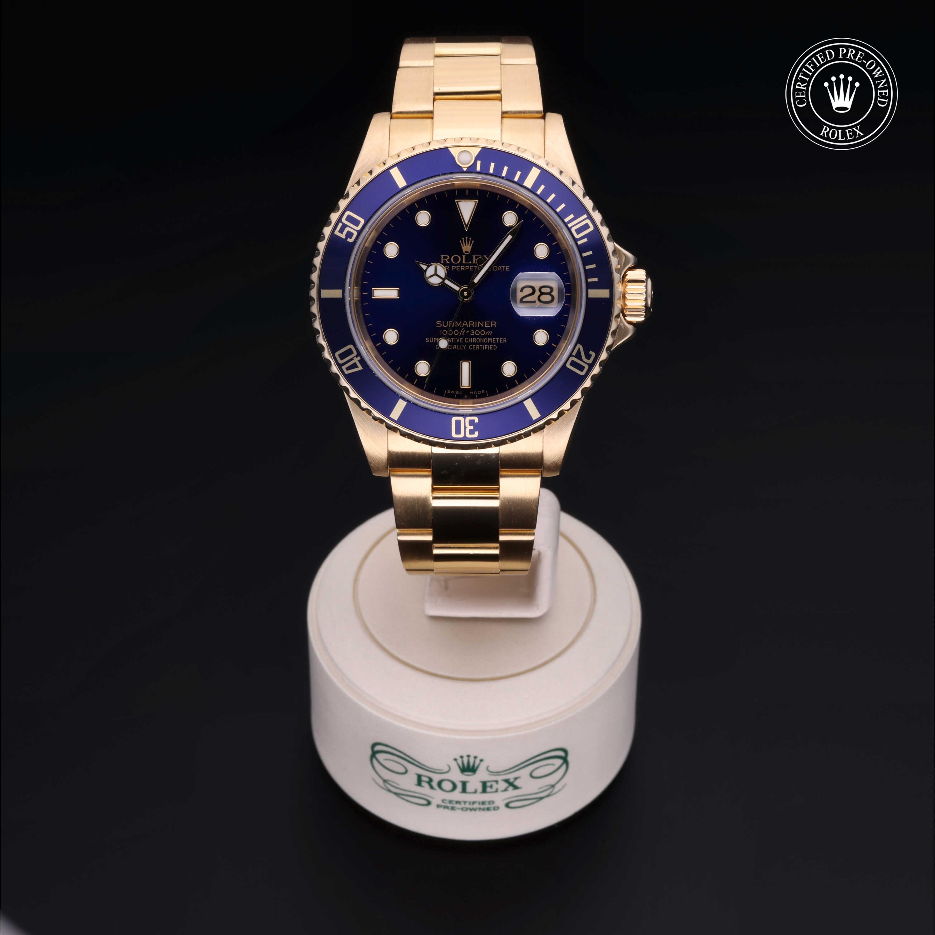 Rolex Submariner in Gold 18 Carat Yellow M16618-0007 at Windsor Jewelers