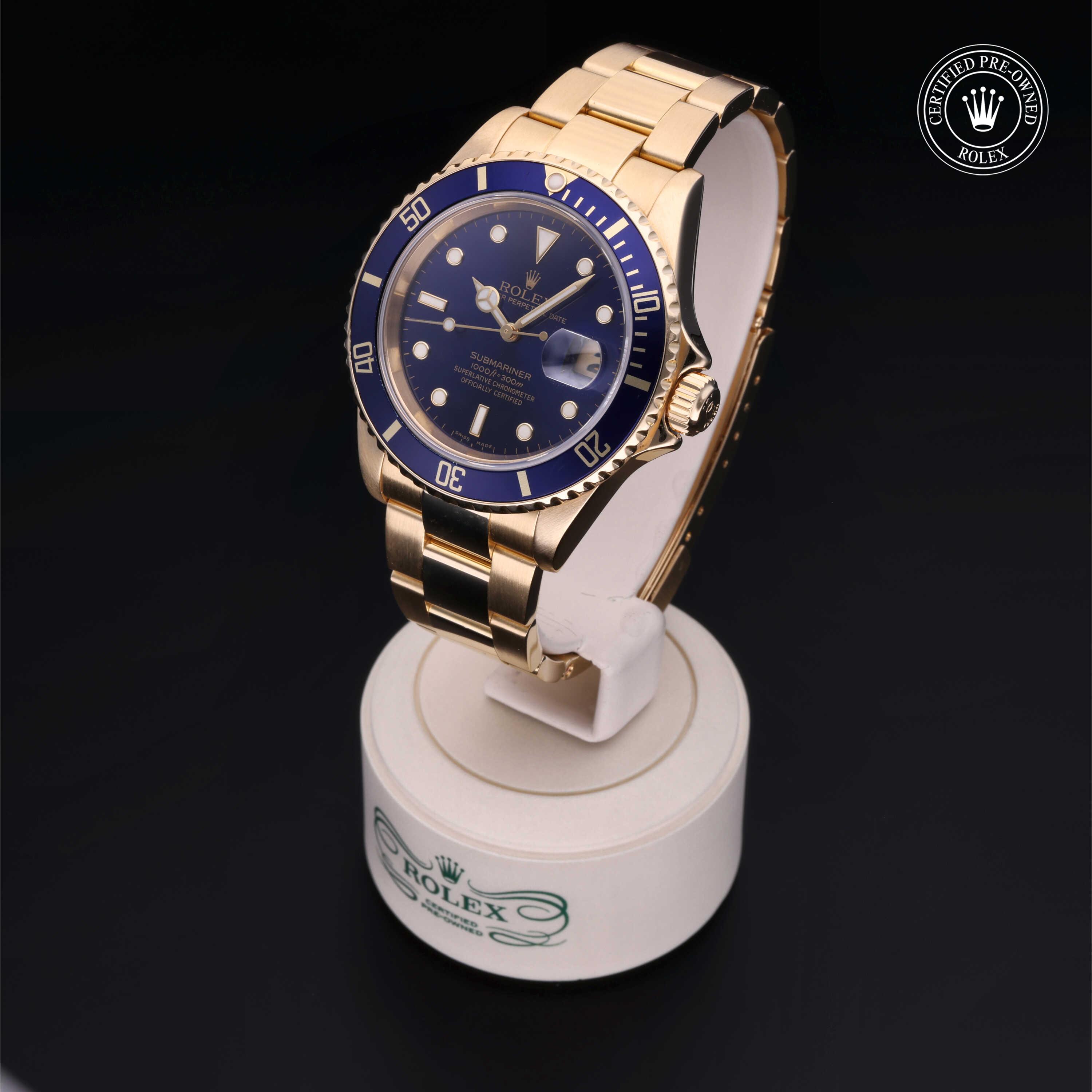 Rolex Submariner in Gold 18 Carat Yellow M16618-0007 at Windsor Jewelers