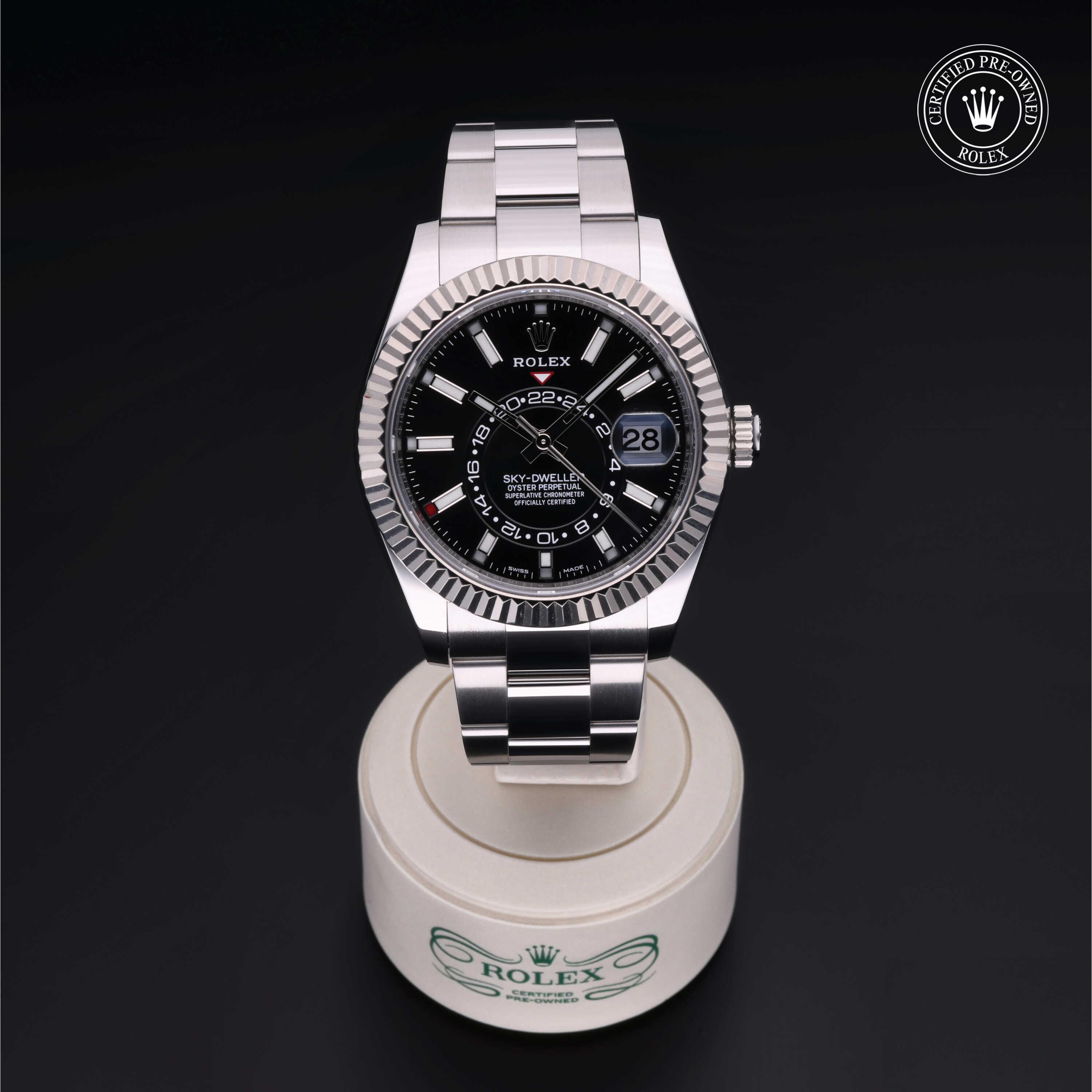 Rolex Sky-Dweller in Rolesor 18 Carat White M326934-0005 at Windsor Jewelers