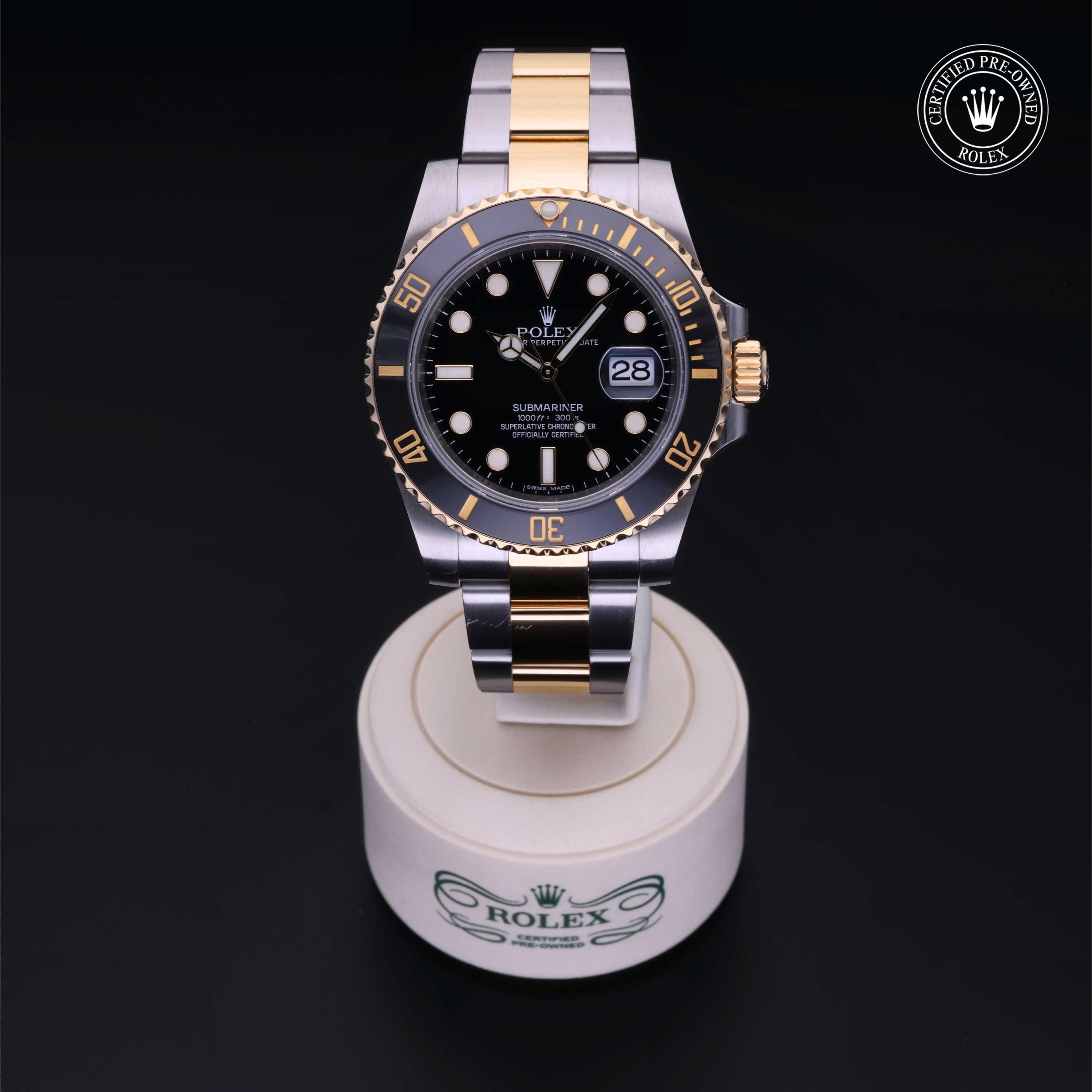 Rolex Submariner in Rolesor 18 Carat Yellow M116613LN-0001 at Windsor Jewelers