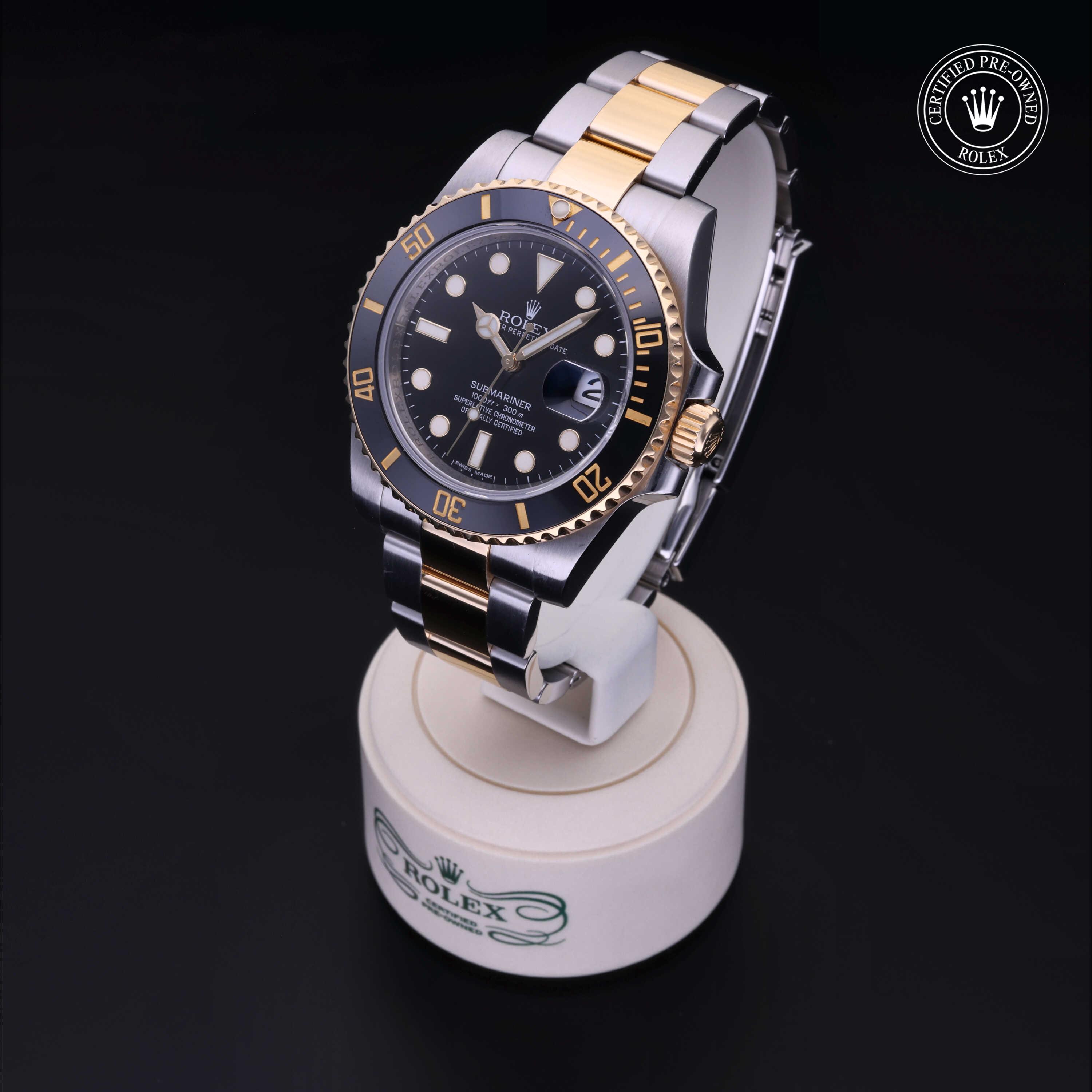 Rolex Submariner in Rolesor 18 Carat Yellow M116613LN-0001 at Windsor Jewelers