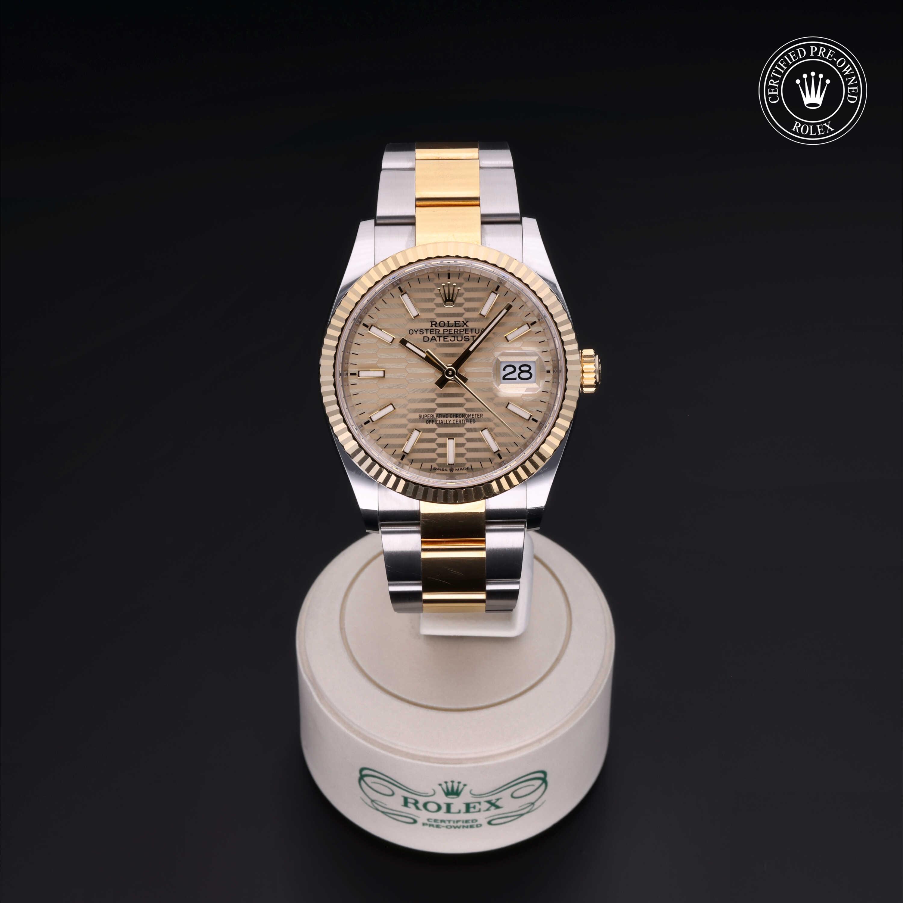 Rolex  in Rolesor 18 Carat Yellow M126233-0040 at Windsor Jewelers