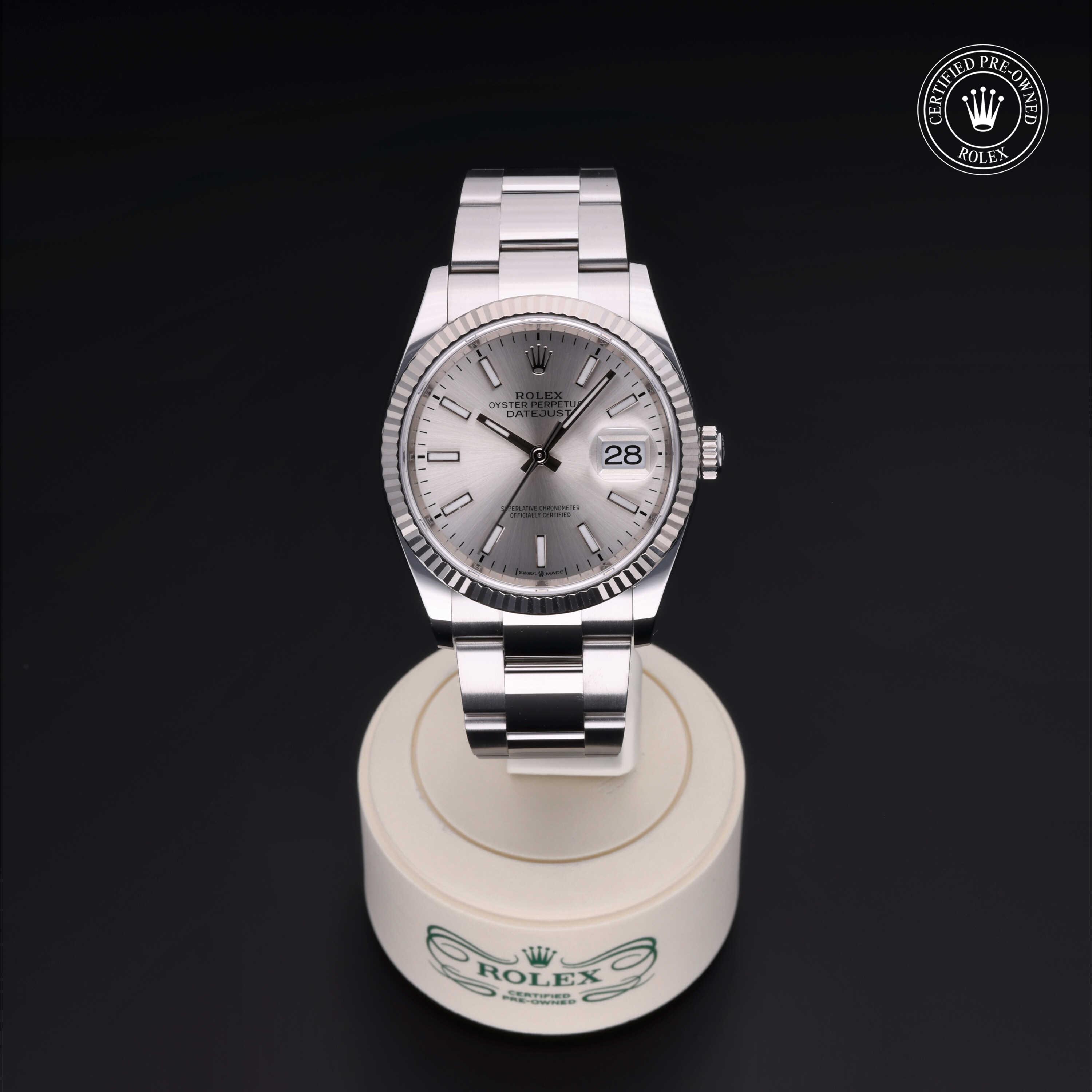 Rolex Datejust in Rolesor 18 Carat White M126234-0016 at Windsor Jewelers