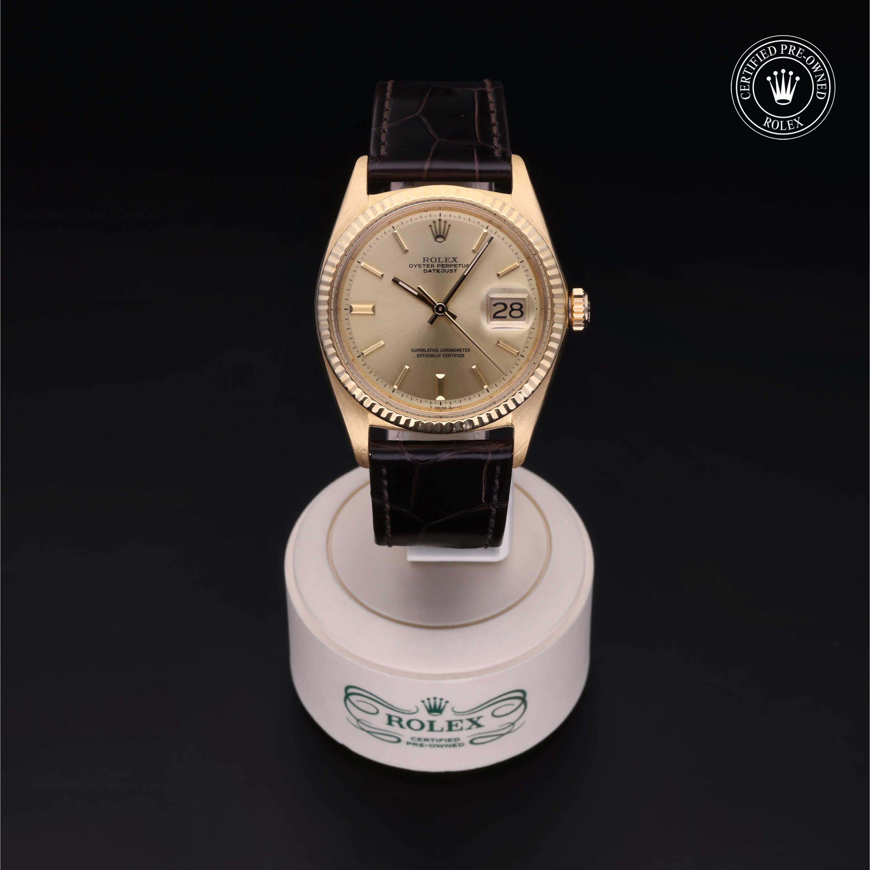 Rolex Datejust in Gold 18 Carat Yellow 1601/8 at Windsor Jewelers