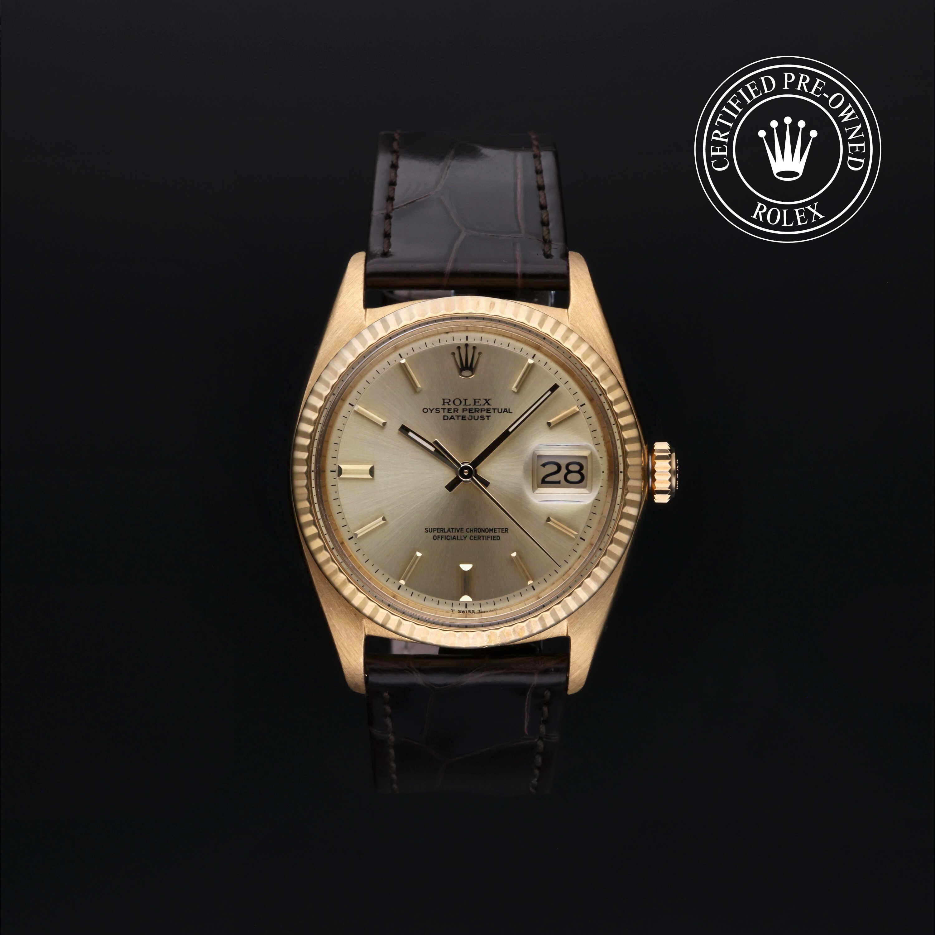 Rolex Datejust in Gold 18 Carat Yellow 1601/8 at Windsor Jewelers
