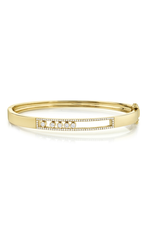 0.42CT Diamond Bezel Slider Bangle