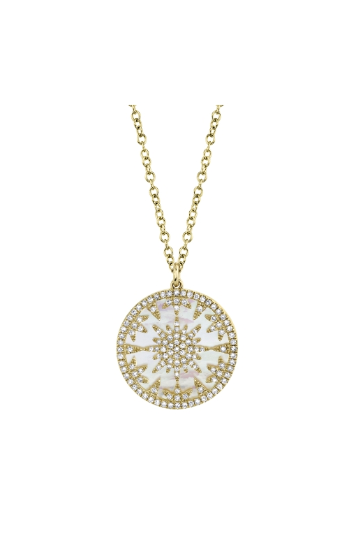 Diamond and Mother of Pearl Necklace