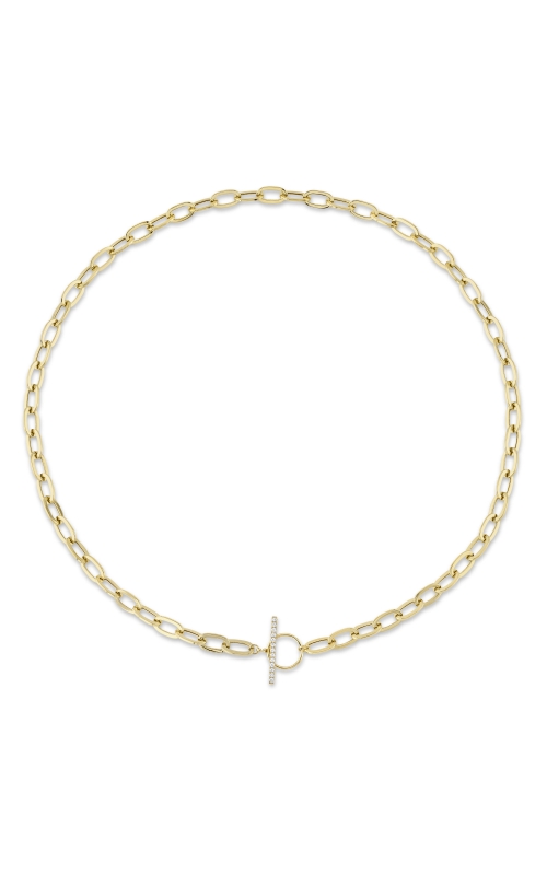 0.13CT Diamond Paper Clip Link Necklace