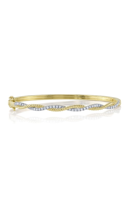 0.53CT Diamond Twisted Bangle