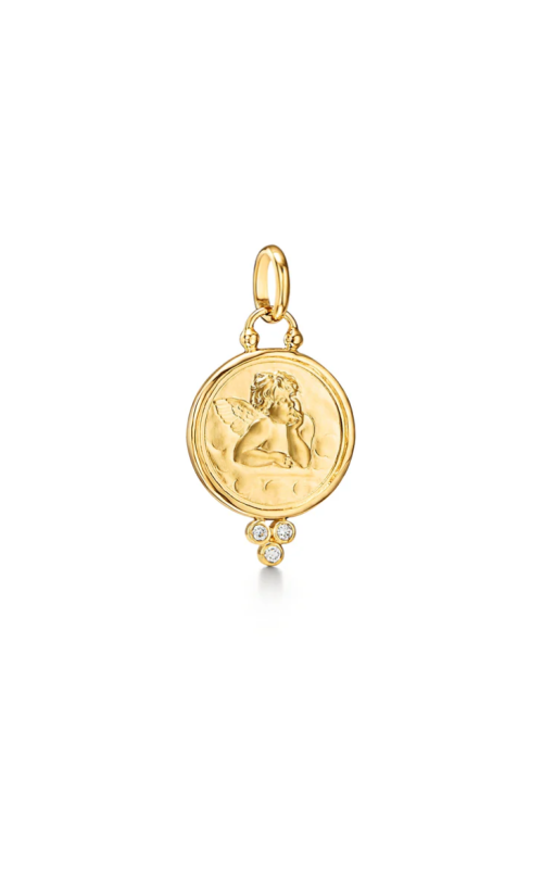Temple St. Clair 18K Large Angel Pendant