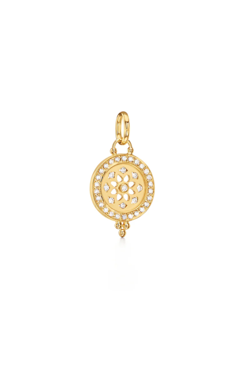Temple St. Clair 18K Diamond Mandala Cutout Pendant