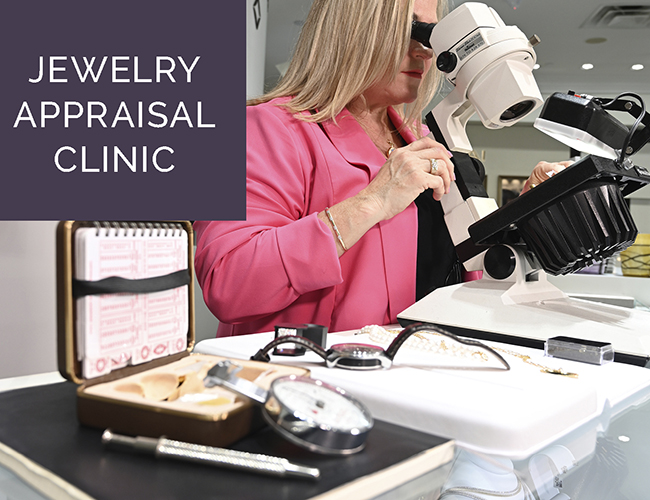 Jewelry Appraisal Clinic at Windsor Jewelers in Charlotte