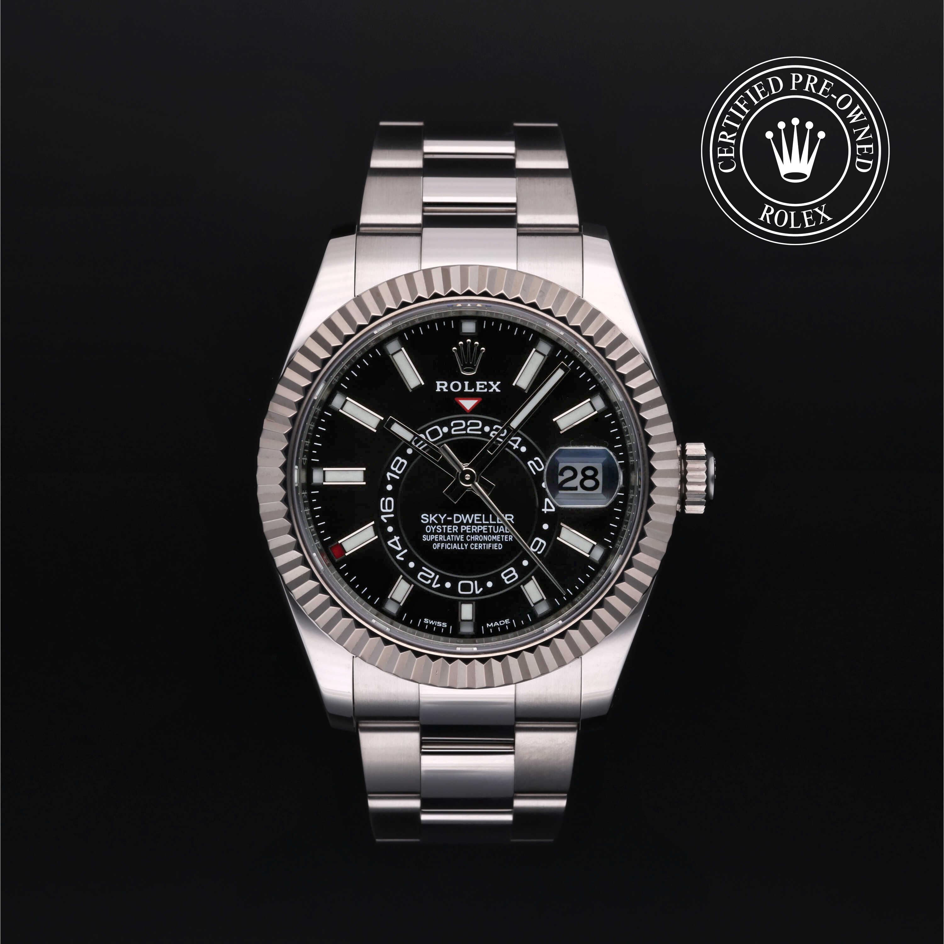 Rolex Sky-Dweller in Rolesor 18 Carat White M326934-0005 at Windsor Jewelers