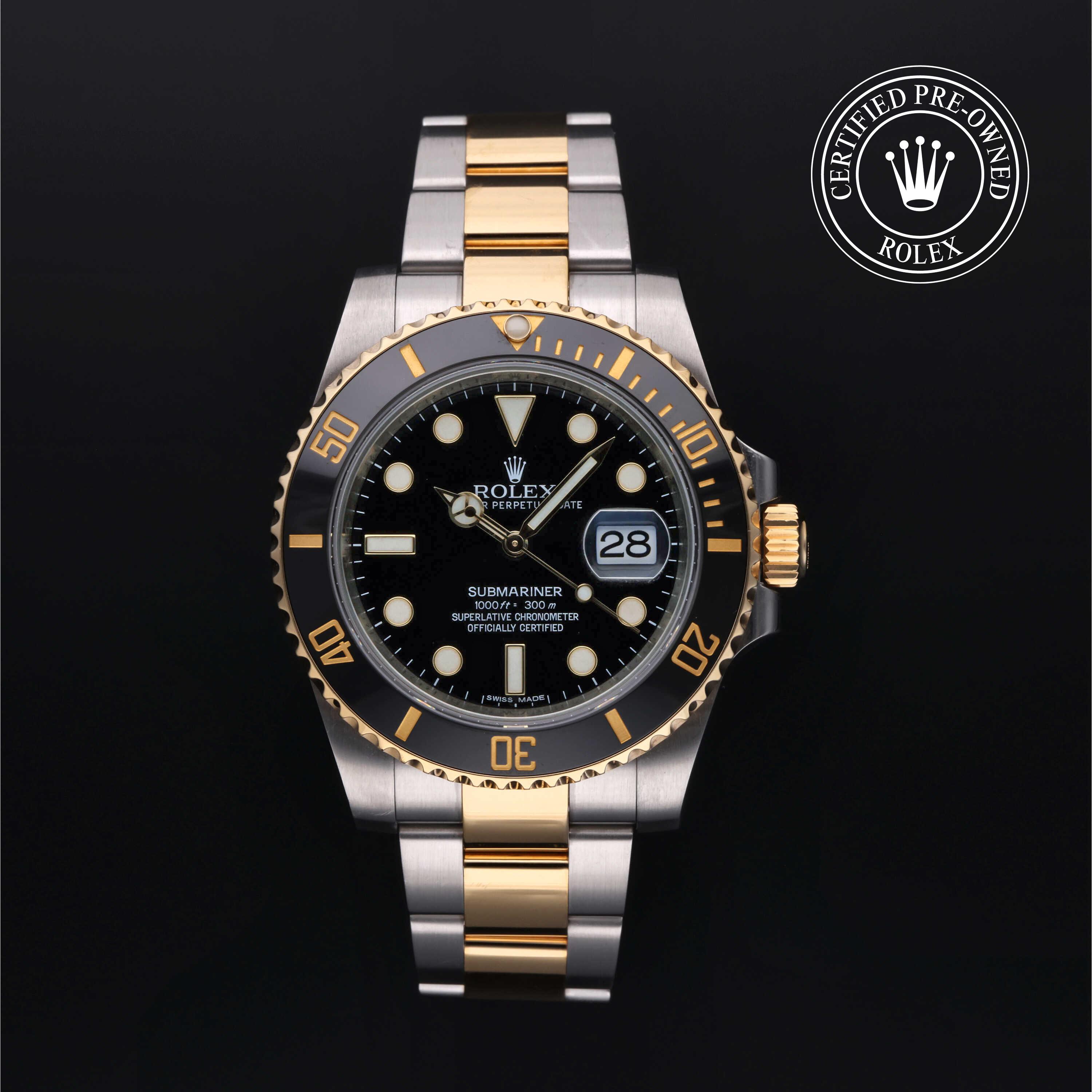 Rolex Submariner in Rolesor 18 Carat Yellow M116613LN-0001 at Windsor Jewelers