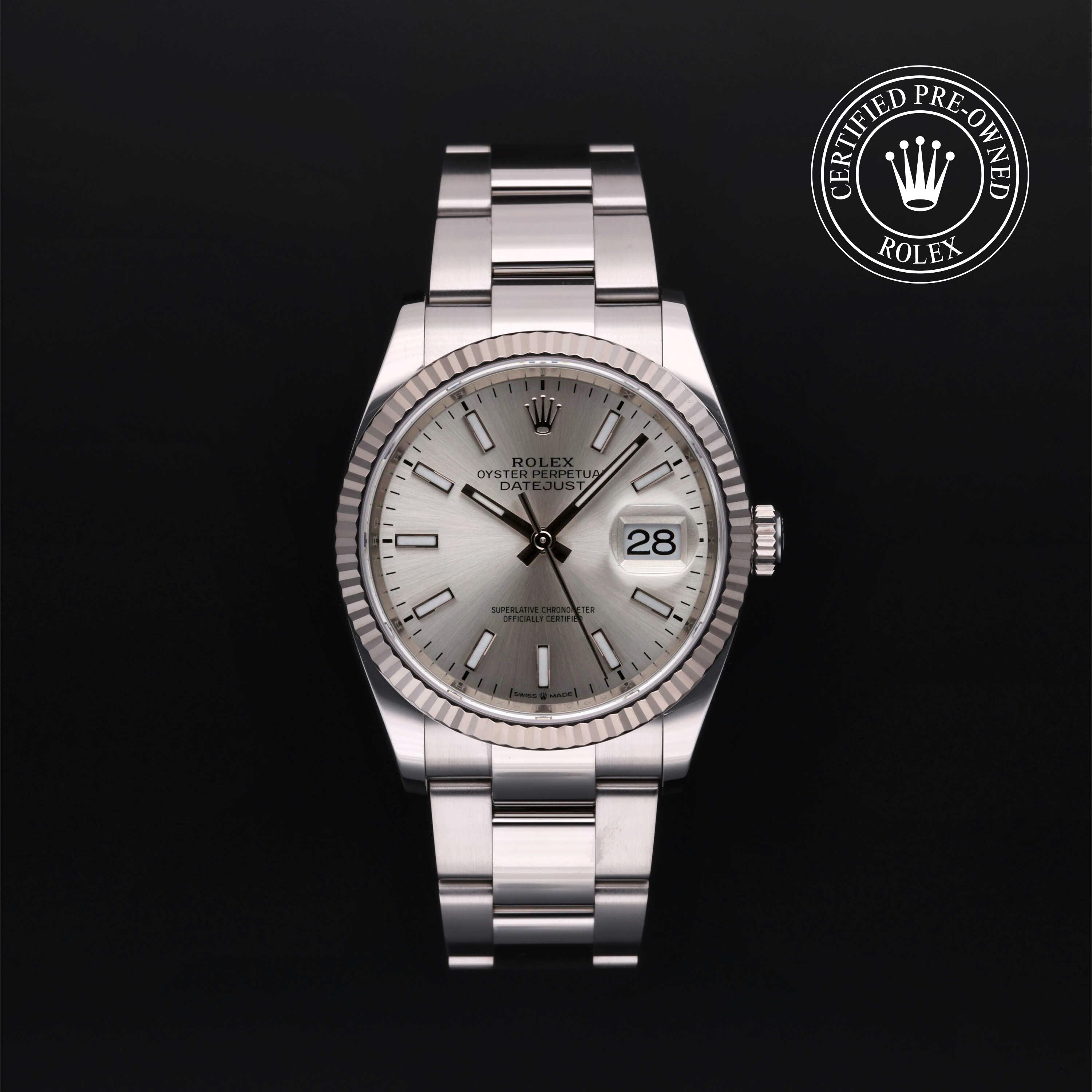 Rolex Datejust in Rolesor 18 Carat White M126234-0016 at Windsor Jewelers