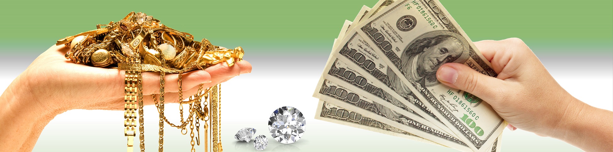 Gold and Diamond Buying Banner