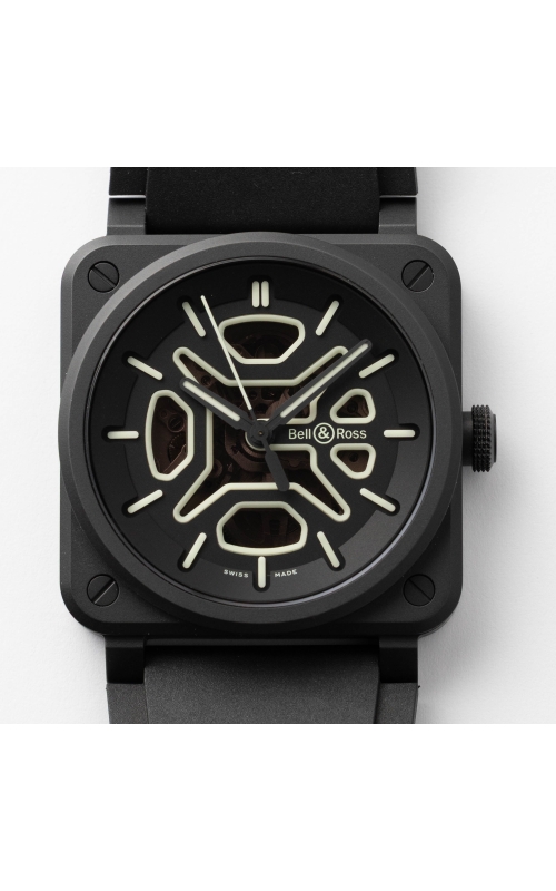 Previously Owned - Bell & Ross BR03 Skeleton Limited Edition Lum Ceramic