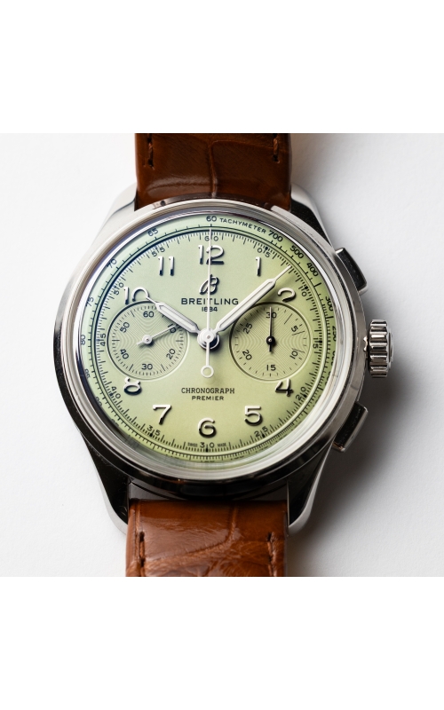 Previously Owned - Breitling Premier B09 Chronograph 40 Pistachio