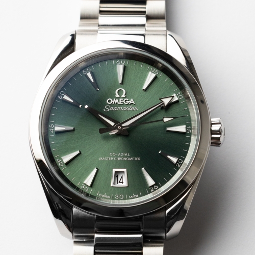 Previously Owned - OMEGA Seamaster Aqua Terra Shades 38mm Stainless ...