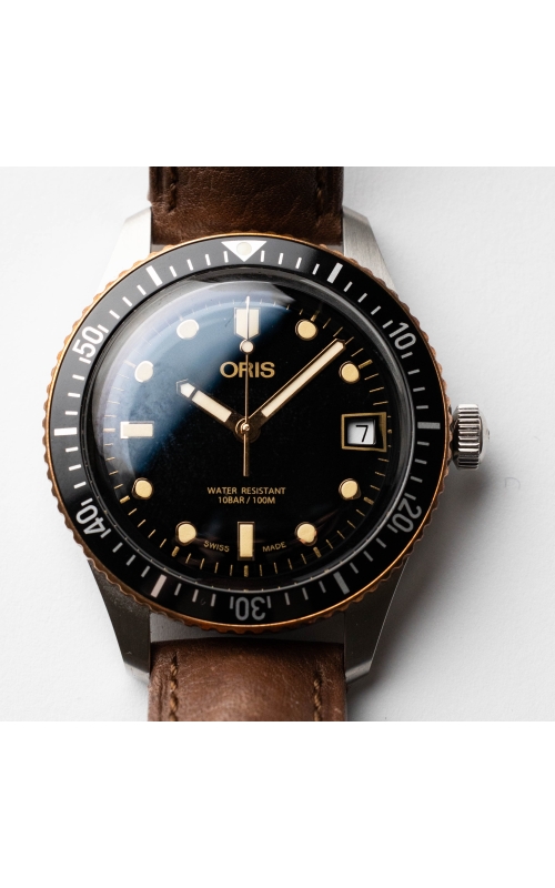 Previously Owned - Oris Divers Sixty-Five Bronze/Steel